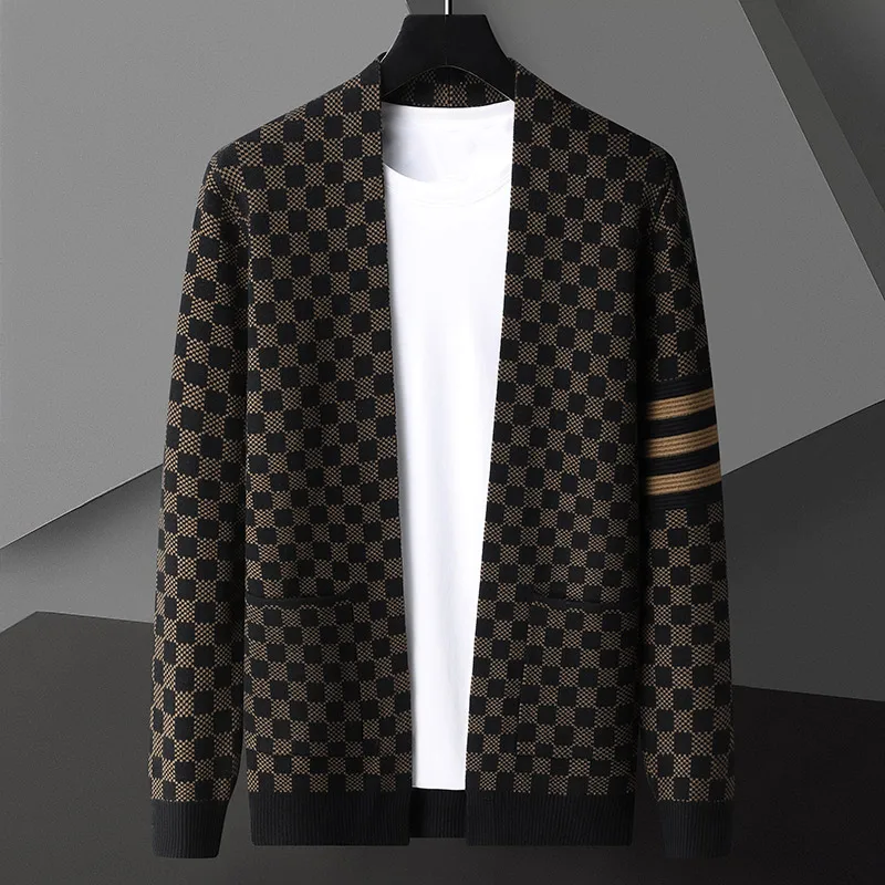 Cardigan Homme Hiver Chaud et Élégant - BerlinGlamour