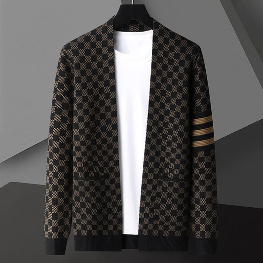 Cardigan Homme Hiver Chaud et Élégant - BerlinGlamour