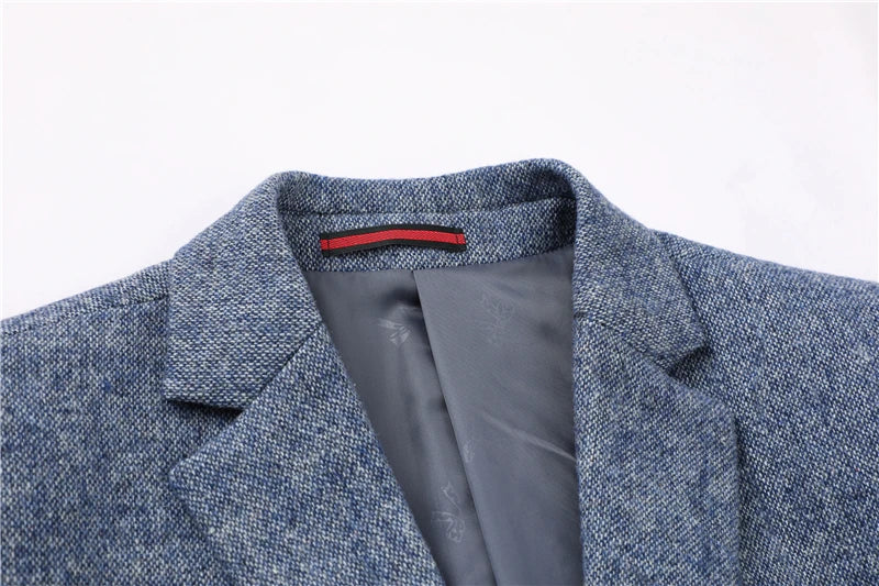 Blazer Homme Élégant Gris Tailleur
