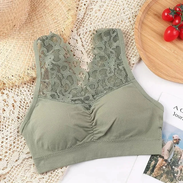 Soutien-gorge Femme Dentelle Sans Armature Confort Léger