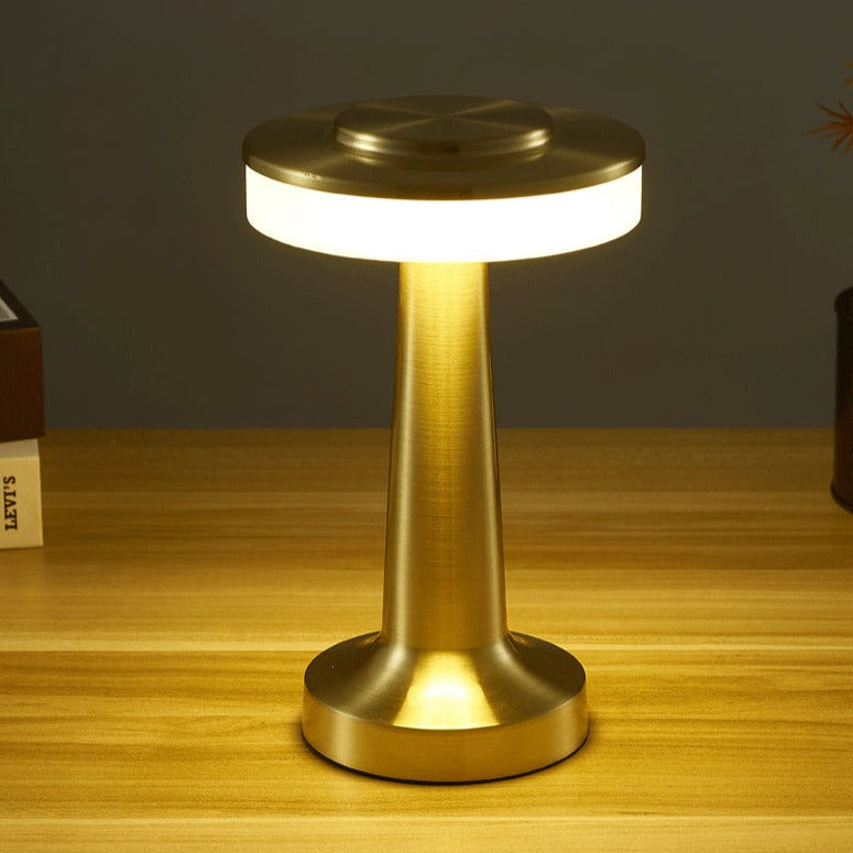 Lampe Bureau LED Design Laiton Élégant