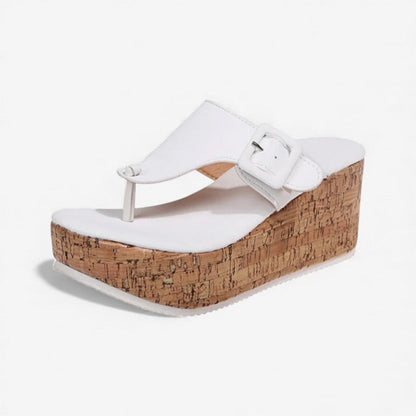 Sandales Confortables à Bout Arrondi pour Femme