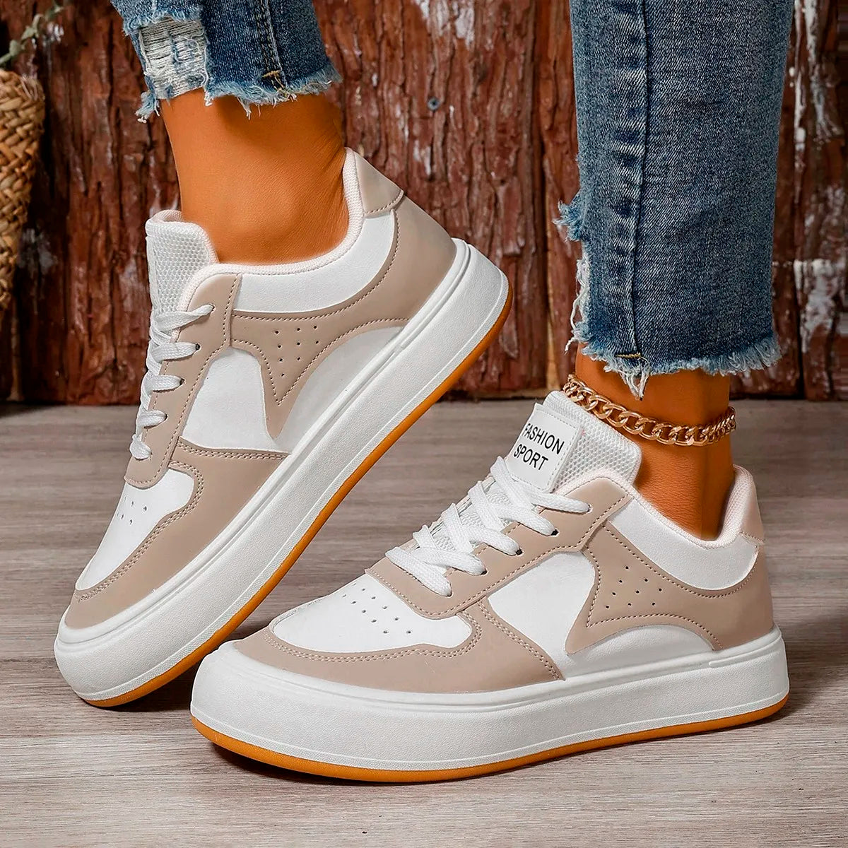 Baskets tendance décontractées et élégantes - PanierRoyale