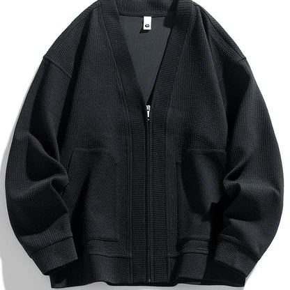 Cardigan Zippé Manches Longues Chic et Confortable