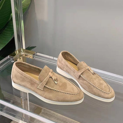 Variant image for Juliette™ – Mocassin Femme en Daim Élégance et Confort Durable Noir-19