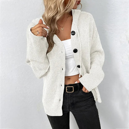 Cardigan Femme à Capuche Doux et Confortable