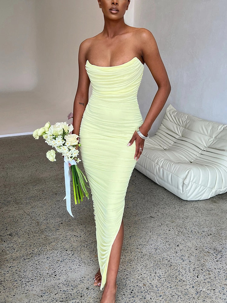 Robe Longue Féminine pour Soirée - PanierRoyale