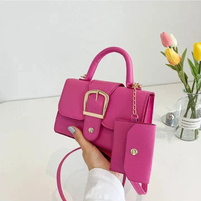 Sac à main cuir verni avec pochette intérieure
