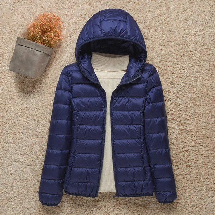 Veste Légère avec Capuche Doudoune Élégante Taille Slim - vue 5