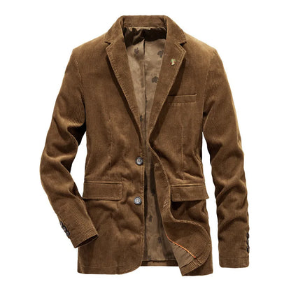 Blazer Homme Brun Classique Élégant