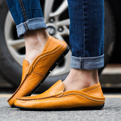 Mocassins Homme Cuir Italien Authentique