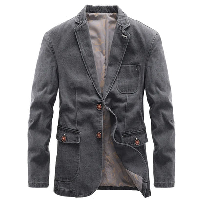 Blazer Denim Classique pour Homme