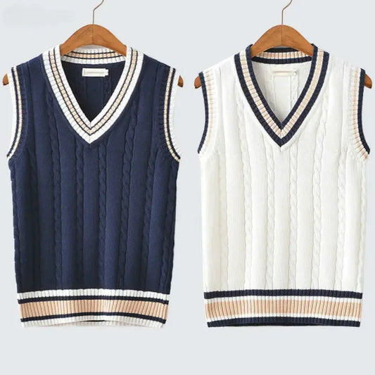 Pull Marin Gilet Col Rond pour Homme - PanierRoyale
