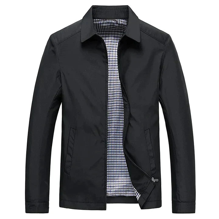 Veste Homme Dégagée à Fermeture Éclair - PanierRoyale