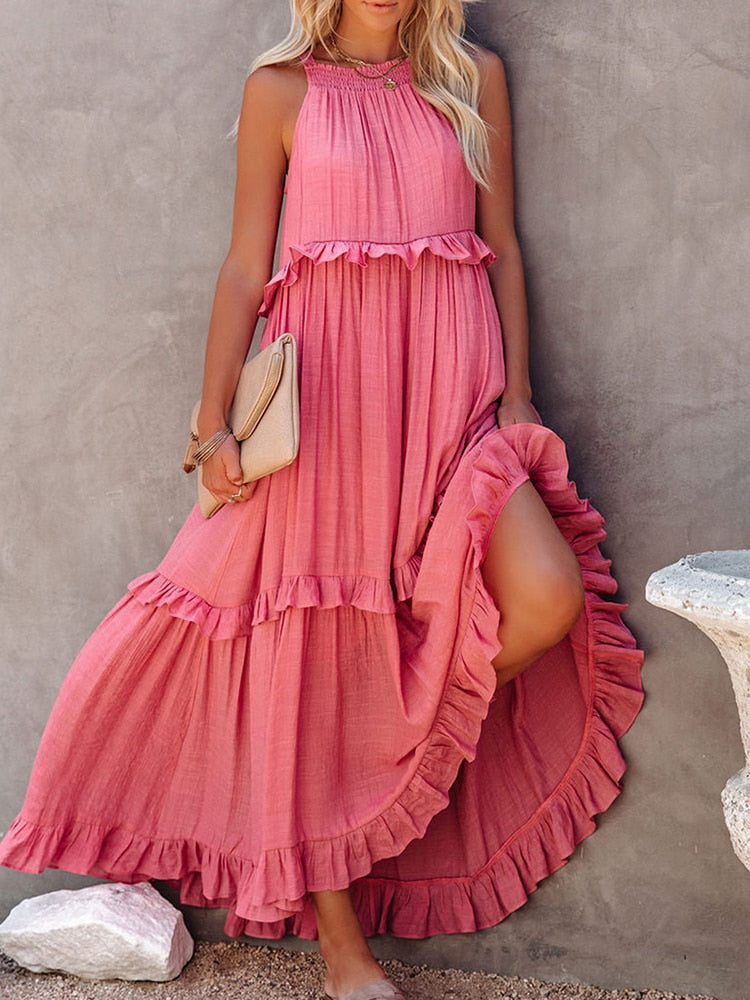 Robe Printemps Femme Élégante et Colorée