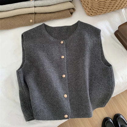 Gilet Tricot Chaud et Élégant pour Femme - PanierRoyale