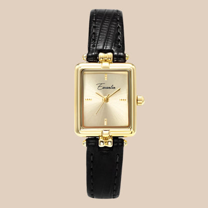 Montre Femme Quartz Doré Élégante et Raffinée