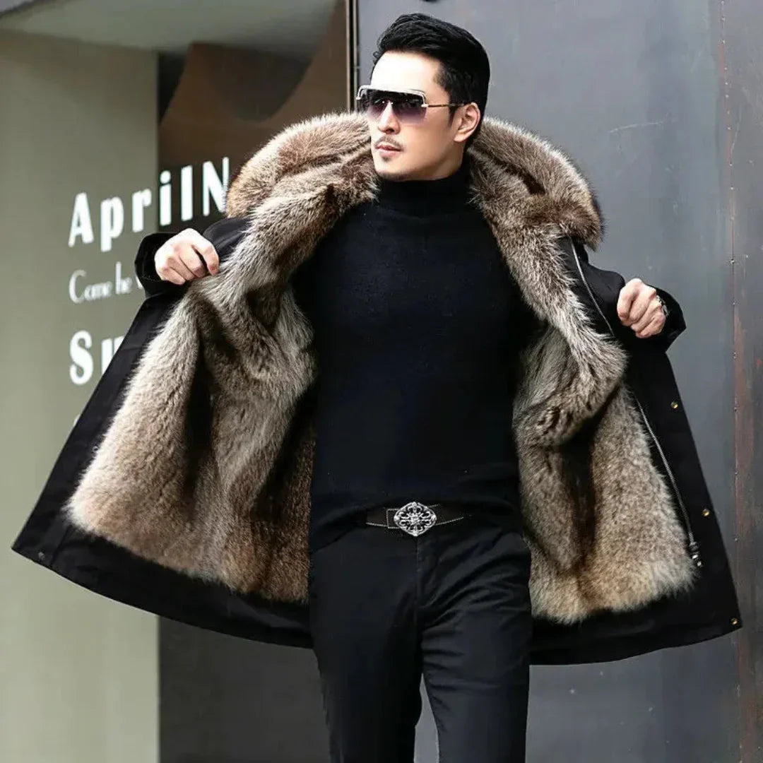 Veste Hivernale Homme avec Capuche et Doublure Chaude - PanierRoyale