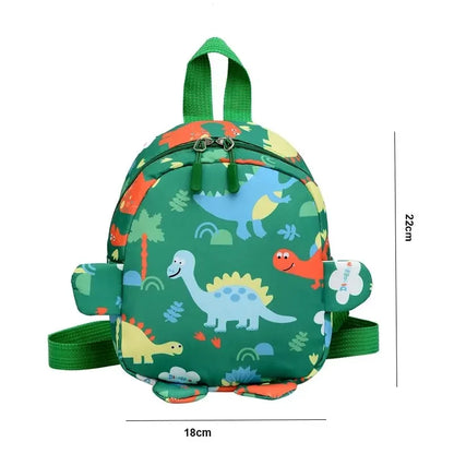 Sac à dos Enfant en Nylon Motif Dinosaure pour École Maternelle