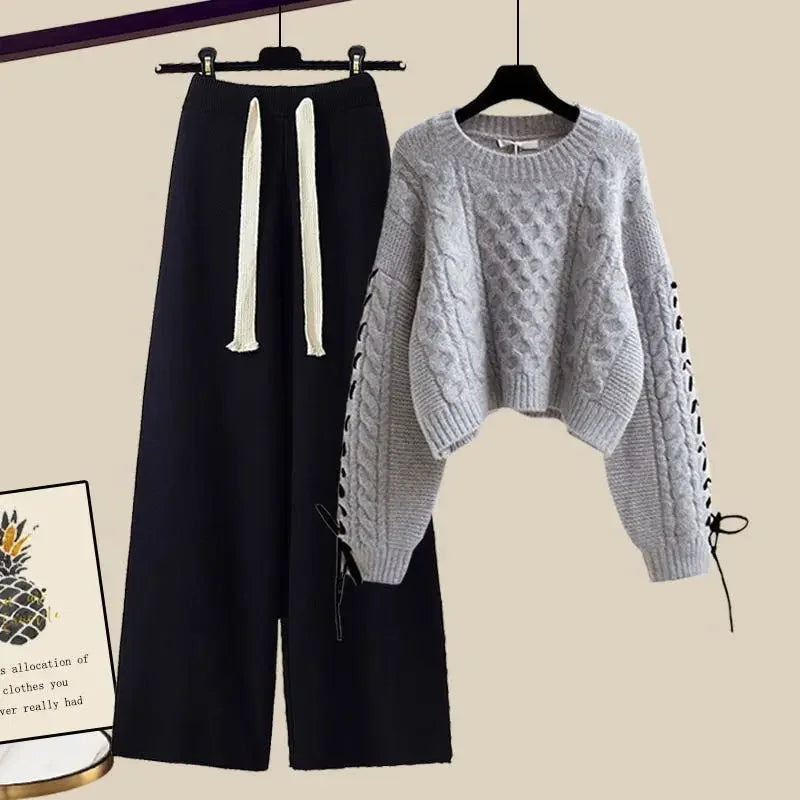 Costume Hiver Femme 2 Pièces Élégant
