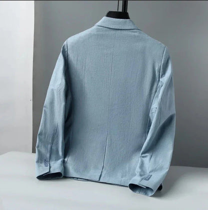 Blazer Homme Lin Élégant et Raffiné