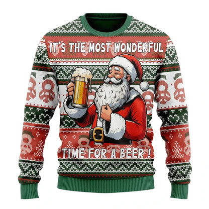 Pull de Noël Homme Drôle et Amusant pour Fête