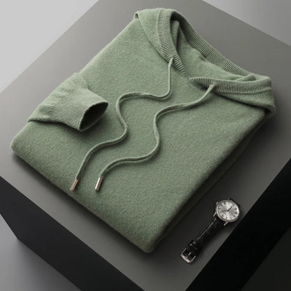 Sweat à capuche homme longues manches molletonné hiver