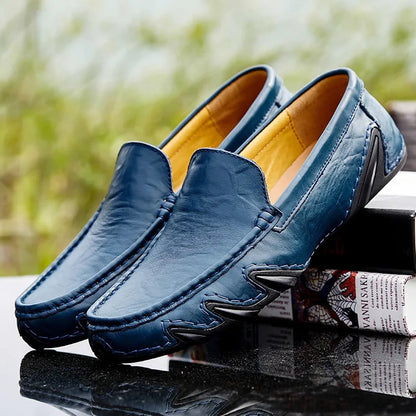 Pantoufles Cuir Homme Confortables et Chaudes