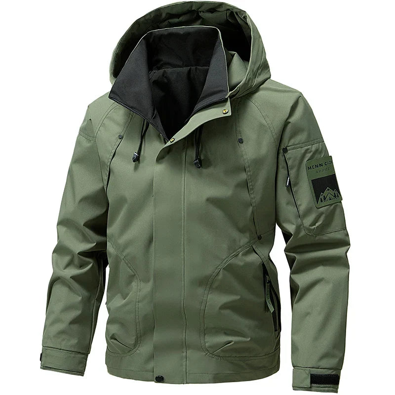 Veste de ski Homme Imperméable avec Capuche Coupe Sportive