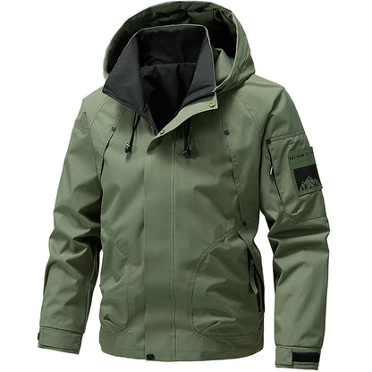 Veste de ski Homme Imperméable avec Capuche Coupe Sportive