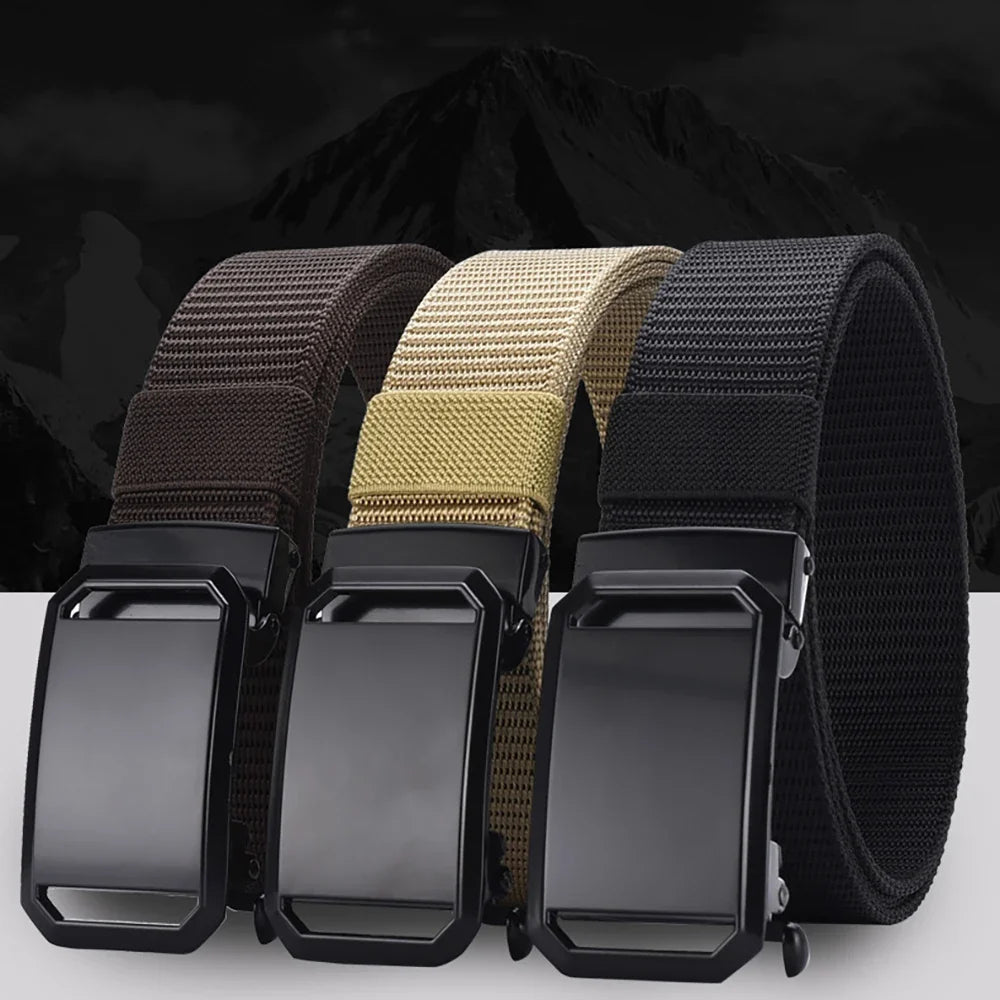Ceinture Homme Toile Boucle Automatique - PanierRoyale
