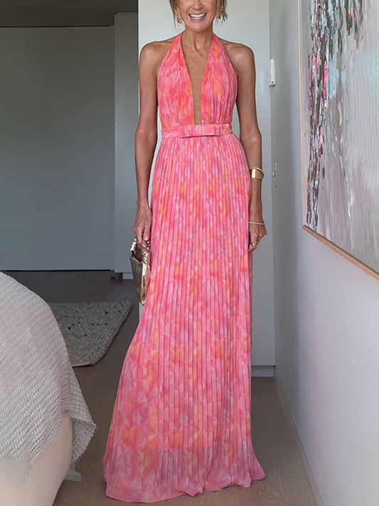 Serenelya™ – Robe Longue de Soirée Dos Nu Élégante et Chic
