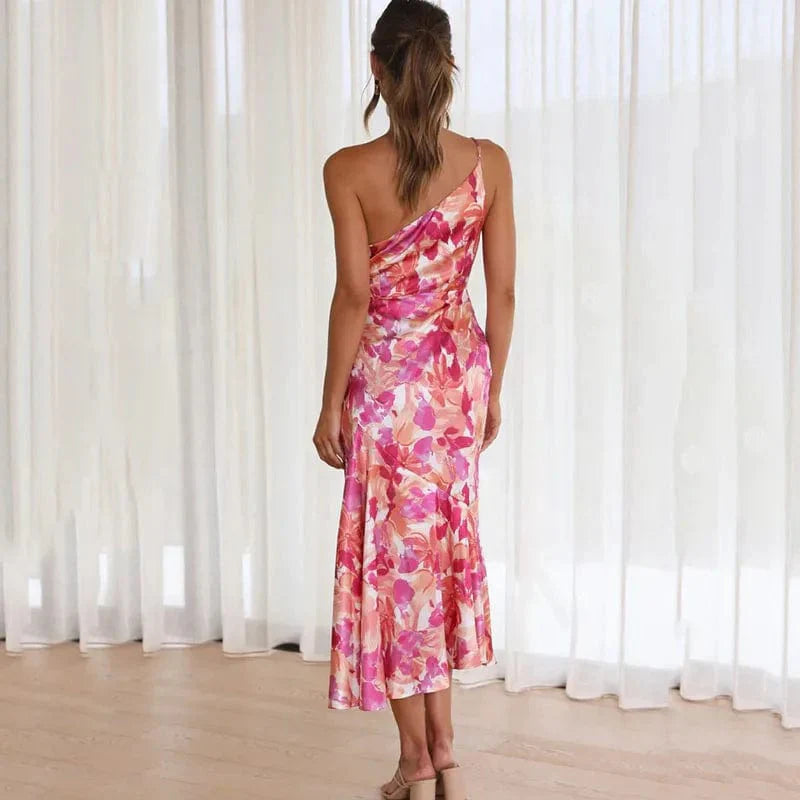 Robe Été Imprimé Fleurs Élégante et Féminine