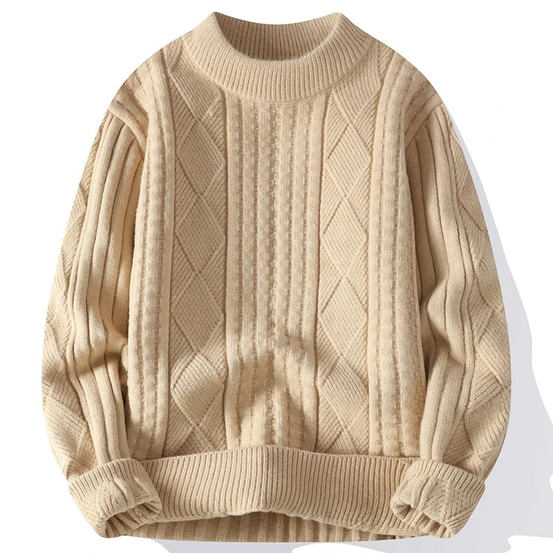 Pull Homme Luxe à Carreaux Diamant - BerlinGlamour