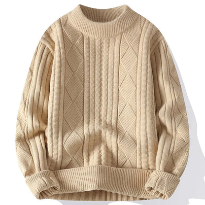 Pull Homme Luxe à Carreaux Diamant - BerlinGlamour