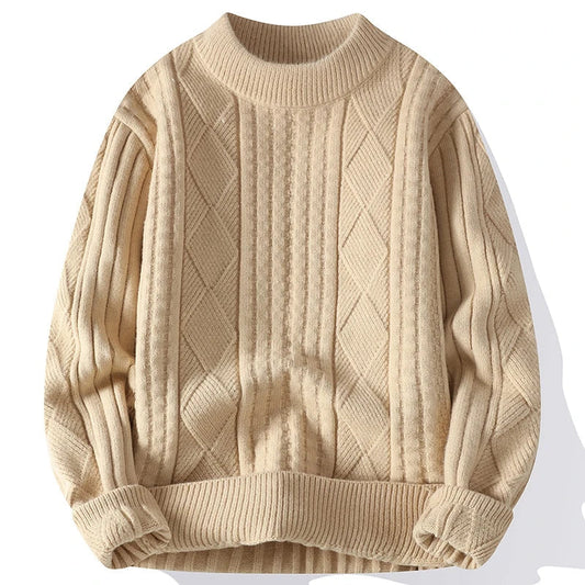 Pull Homme Luxe à Carreaux Diamant - BerlinGlamour