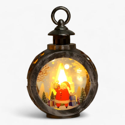 Lampe Lanterne LED Neige Décorative pour Maison