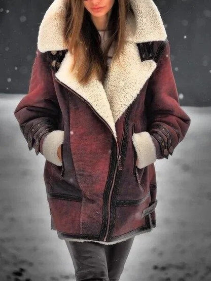 Manteau Femme Grande Taille Hivernal avec Poches et Capuchon