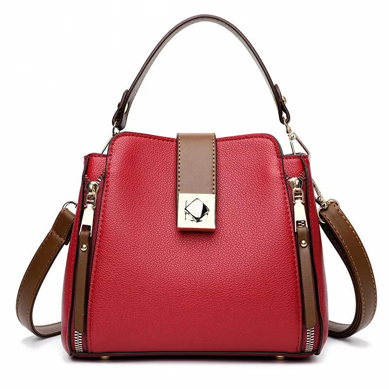 Sac à Main Femme Grand Format avec Poches Intérieures Fermeture Éclair