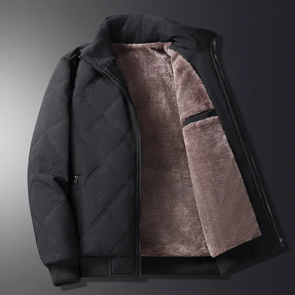 Veste D’Hiver Stylée Avec Fermeture Éclair Et Poche | Manches Longues