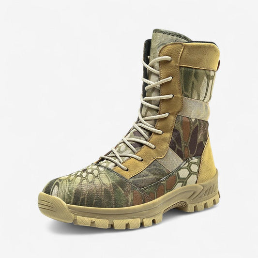 Bottines Femmes à Talon Bas avec Lacets et Semelle Antidérapante - PanierRoyale