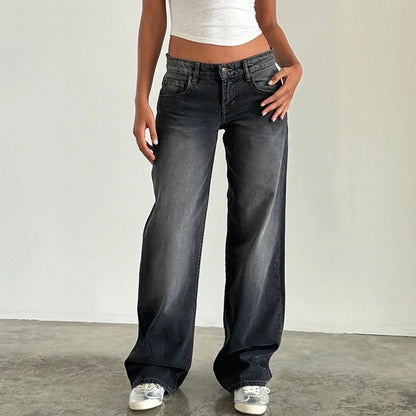 Jean Femme Large Vintage Décontracté