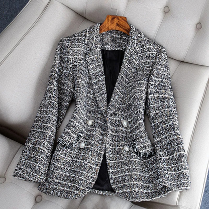 Veste En Tweed Chic Féminine