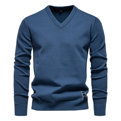 Pull Homme Col V Doux et Confortable
