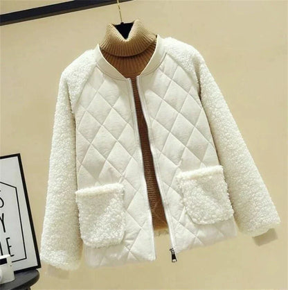 Manteau Femme Élégant en Hiver avec Double Boutonnage