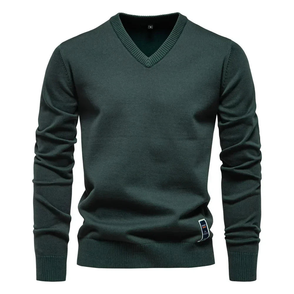 Pull Homme Col V Doux et Confortable