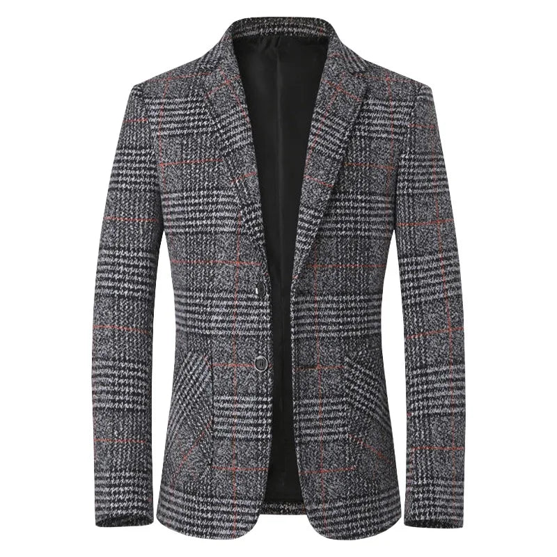 Blazer Homme Tweed Élégant Valentino