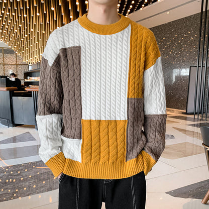 Pull Coloré Patchwork Moderne et Élégant - PanierRoyale