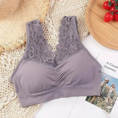 Soutien-gorge Femme Dentelle Sans Armature Confort Léger