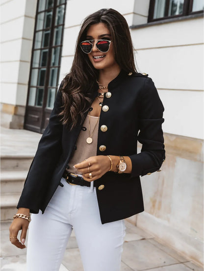 Veste Femme Chic Taille Fine pour Bureau et Sortie - PanierRoyale